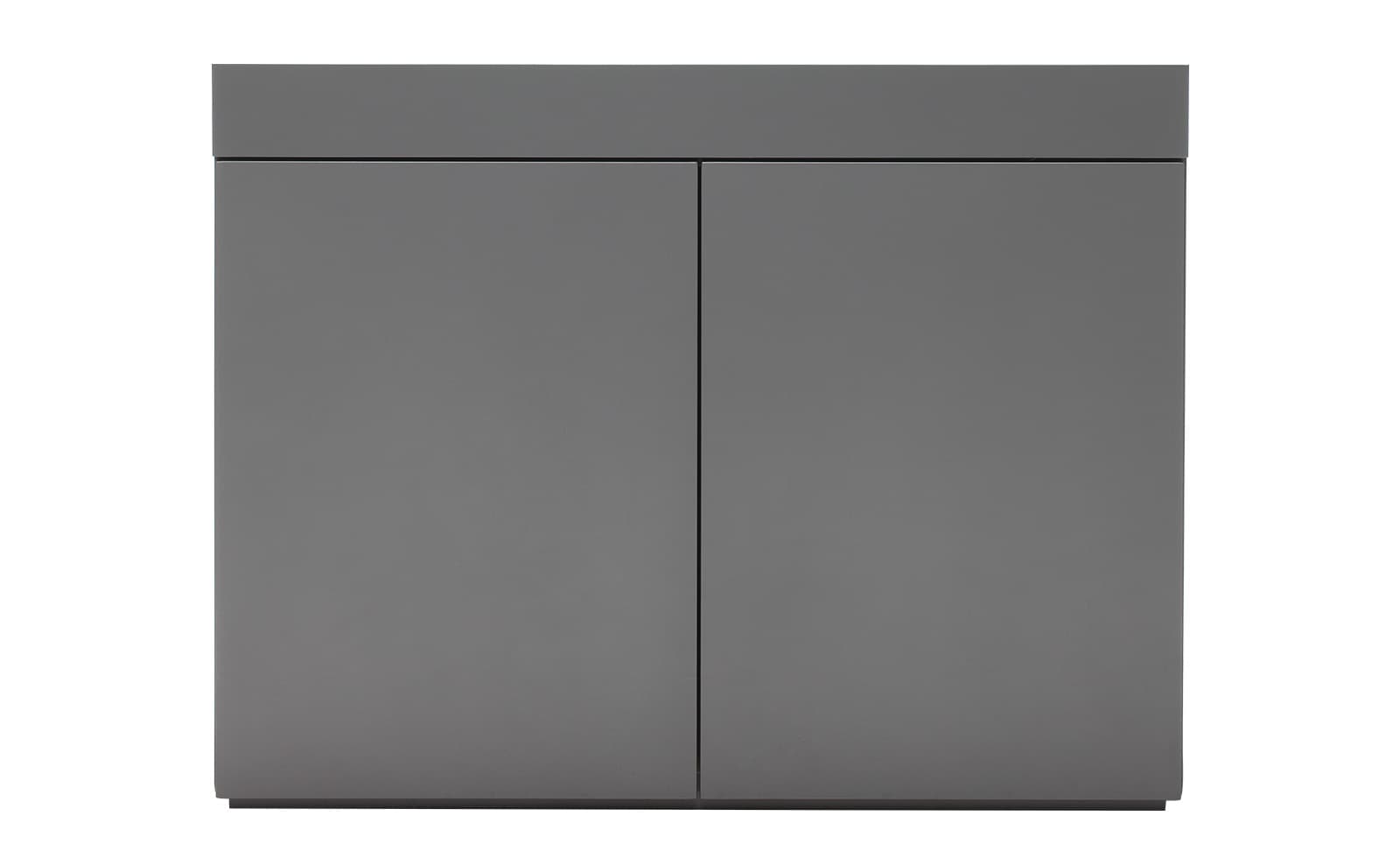 Wood Cabinet 1200 (500) (W1200xD500xH700mm) Metallic Silver